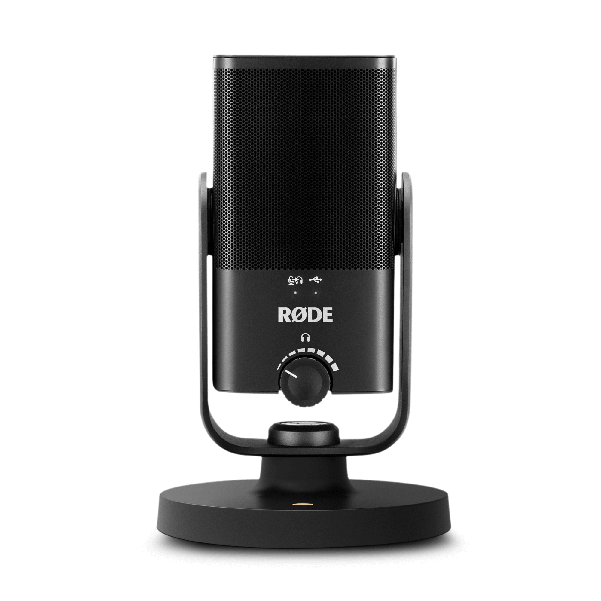 RØDE NT-USB Mini microphone with front headphone control and desk stand